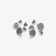 Rivetti filettati Brooks in alluminio per cambio speciale - argento (5 pezzi)