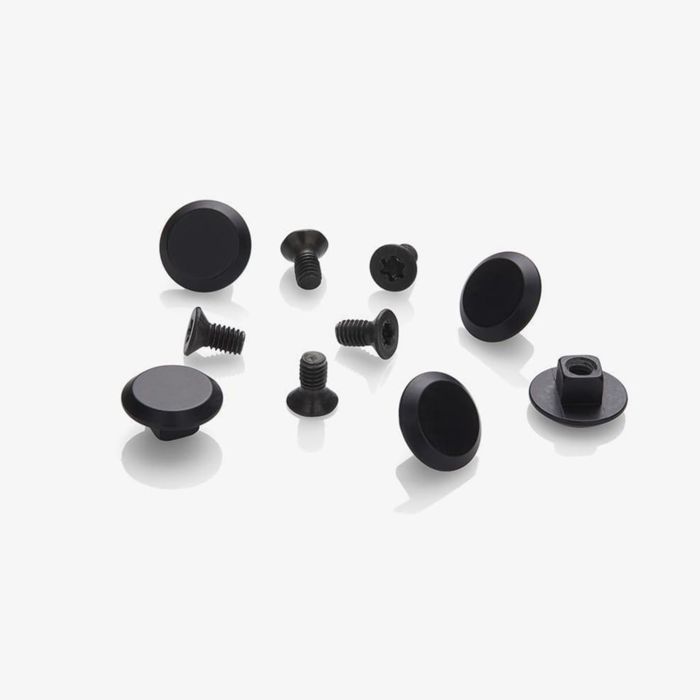 Rivetti filettati Brooks in alluminio per cambio - anodizzati neri (5 pezzi)