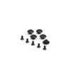 Brooks aluminium threated rivets for cambium - black anodised (5 pieces)