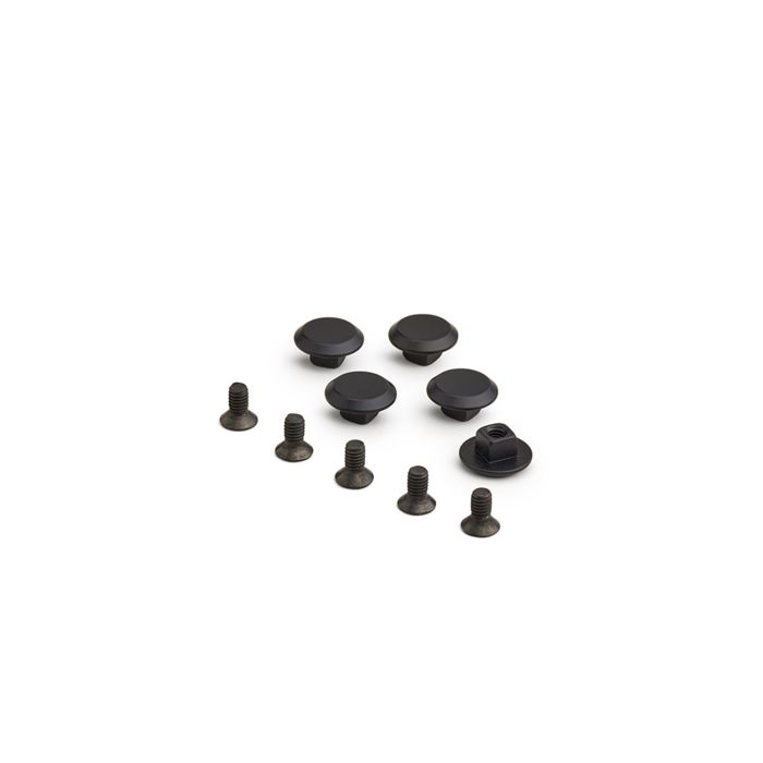 Rivetti filettati Brooks in alluminio per cambio - anodizzati neri (5 pezzi)
