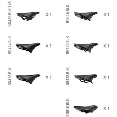 Kit cambio Brooks 2 (7 selle di prova)