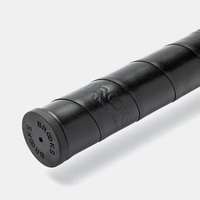 Impugnatura in pelle Brooks Willow (130+130 mm) - nera