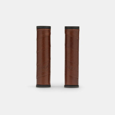Brooks willow leather grip (130+130mm) - antic brown