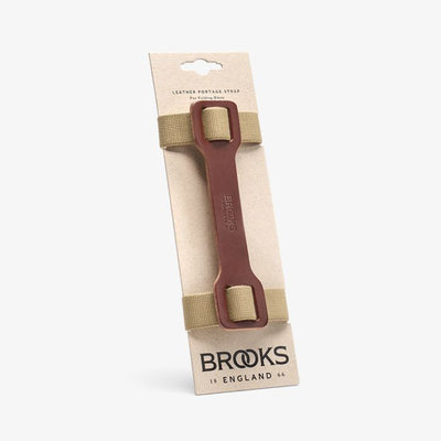 Tracolla da portage in pelle Brooks - marrone antico
