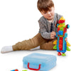 Bristle blocks in koffertje 50 delig