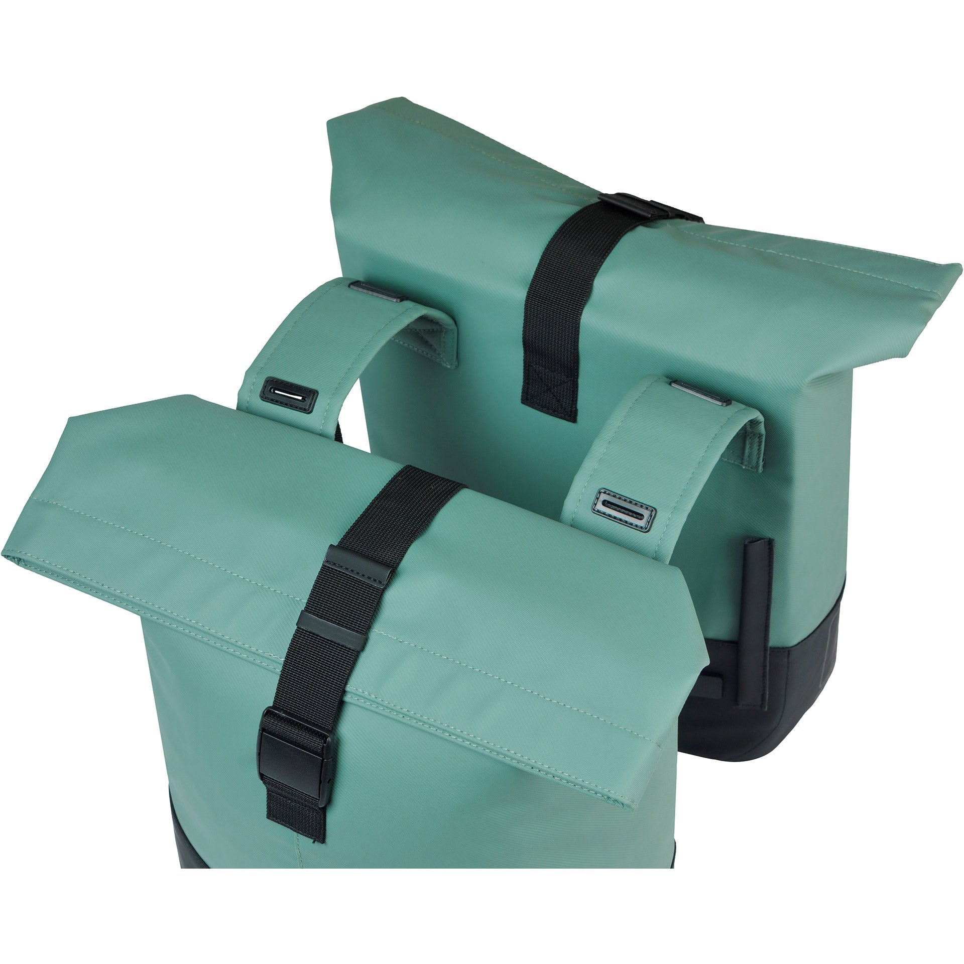 Basil borsa doppia per bicicletta cove 28-32l 14 x 29 x 36 cm - verde nero
