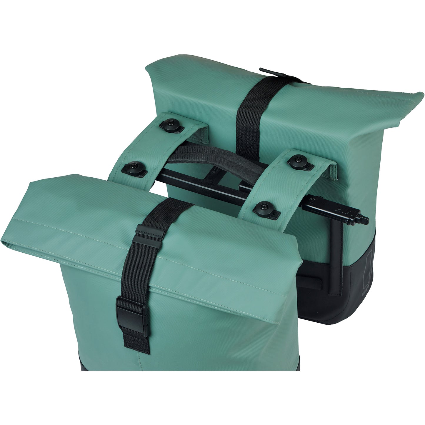Basil borsa doppia bici cove mik 28-32l 14 x 29 x 36 cm - verde nero