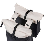 Basil b.v. dubbele fietstas basil vive 28-35l 14 x 30 x 38 cm - wit zwart - afbeelding 4