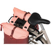 Basil bolsa doble para bicicleta vive mik 28-35l 14 x 30 x 38 cm - rosa burdeos