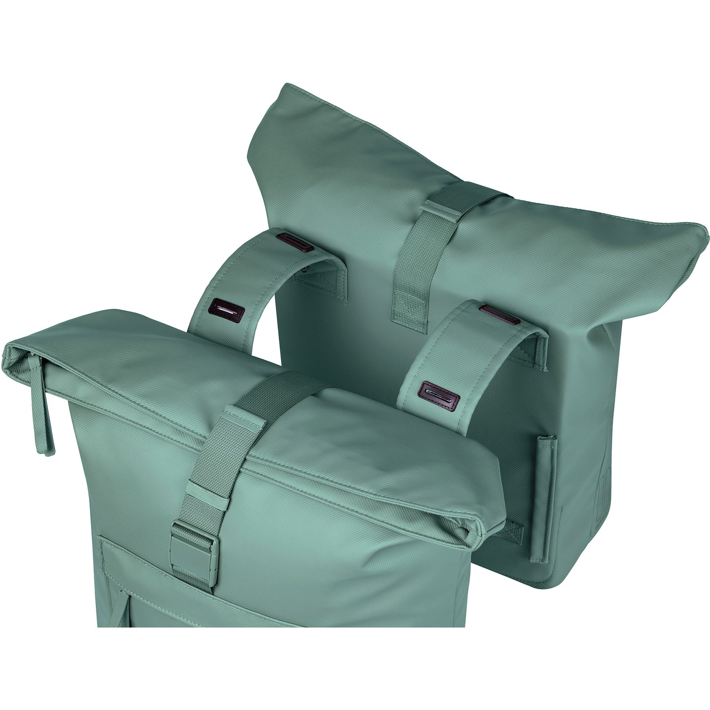 Borsa doppia da bicicletta Basil Brooklyn 41l 14 x 30 x 37 cm - verde