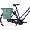 Basil dubbele fietstas brooklyn mik 41l 14 x 30 x 37 cm - groen