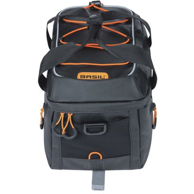 Basil Luggage Thruing Clag Miles Tarpaulin Mik 7 Liter 30 x 19 x 16 cm - Black Orange