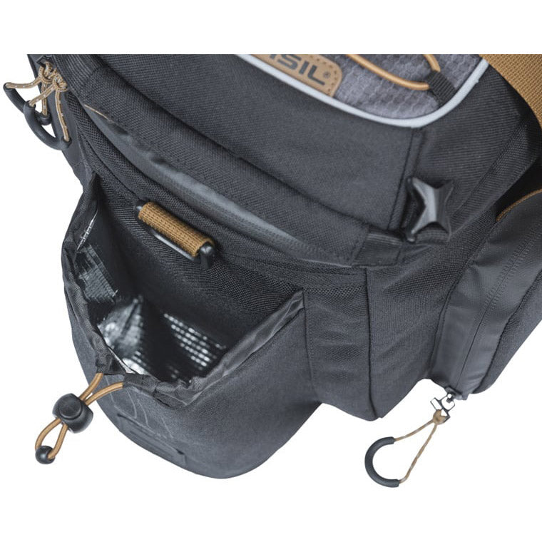 Basil Bolsa de amenaza de equipaje millas XL Mik 9-36l Lima negra