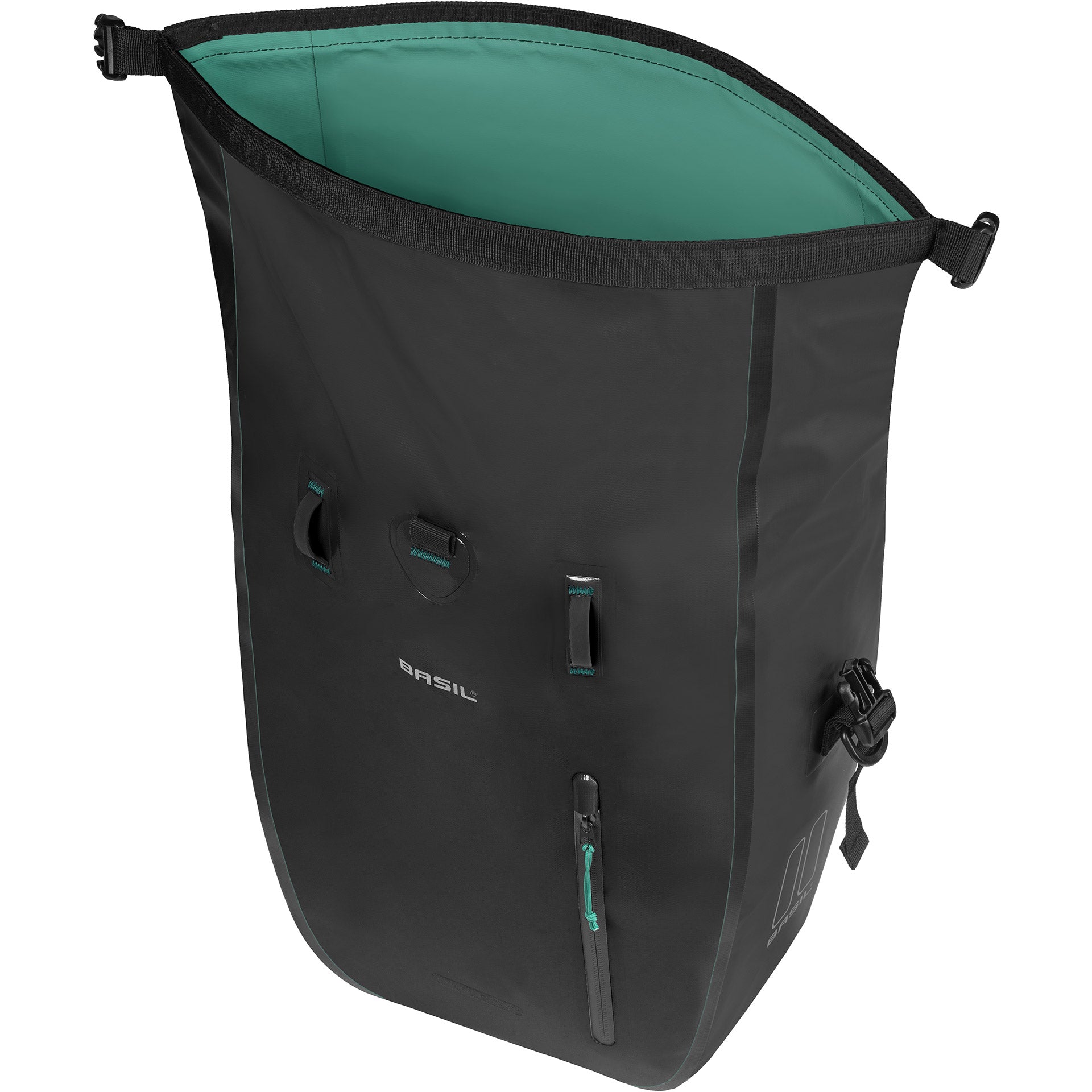 Borsa Basil rivo l singola nera | ganci mik | 15 l
