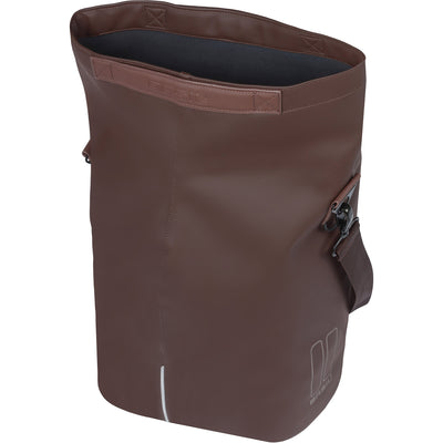 Basil bolso shopper para bicicleta city mik 14-16l 11 x 29 x 36 cm - marrón