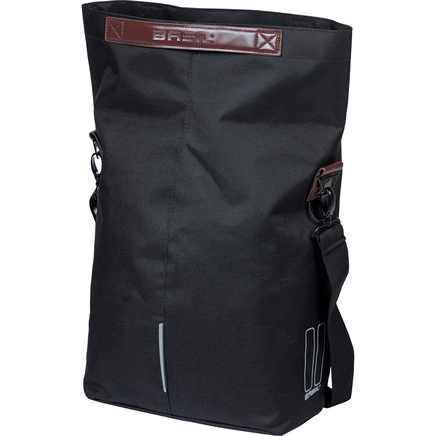Borsa Basil borsa city shopper nera | ganci mik | 16l