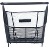 Icona del cestino per biciclette di basilico m Multi Sistema NX 12 litri 39 x 24 x 13 - Nero
