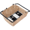 Basil Bicycle Basket Cento Rattan Look Multi System 40 x 25 x 12 cm - Sealgrass