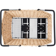 Basil fietsmand cento rattan look multi system 40 x 25 x 12 cm - seagrass - afbeelding 5