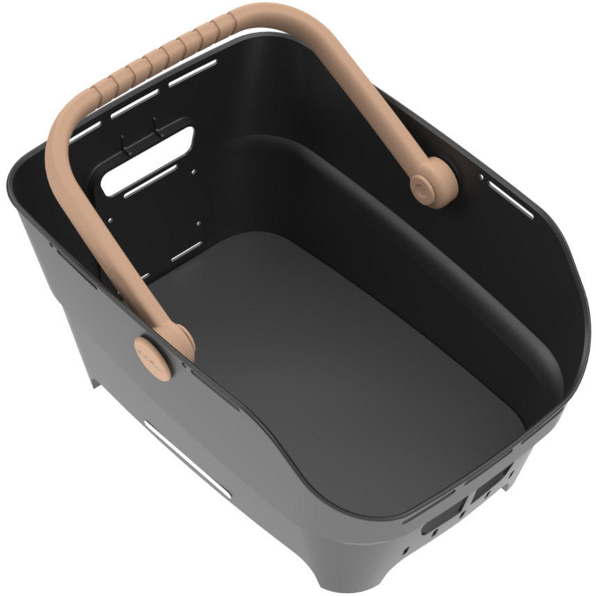 Cesto Basil cento neo nero | multiplo | leva | 21l