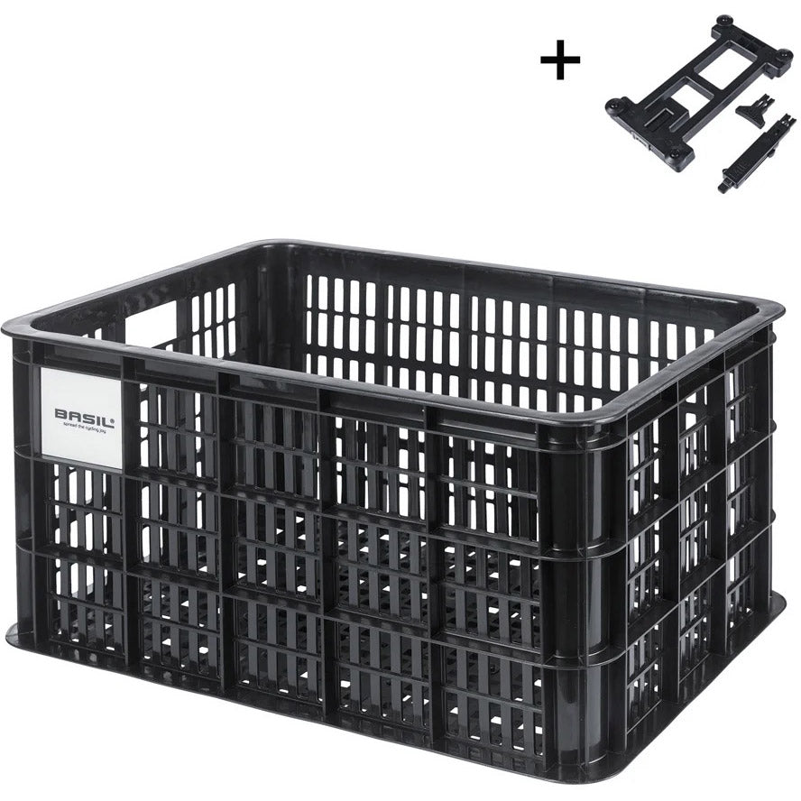 Basil Krat Groot 40l Mik Black Recycled