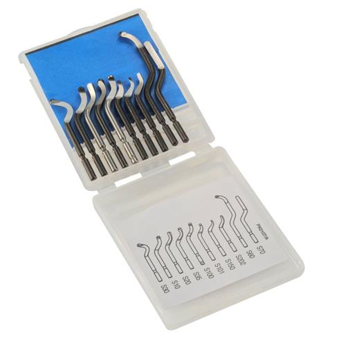 Noga tools set turrón s-cuchillas desbarbadoras (10uds)