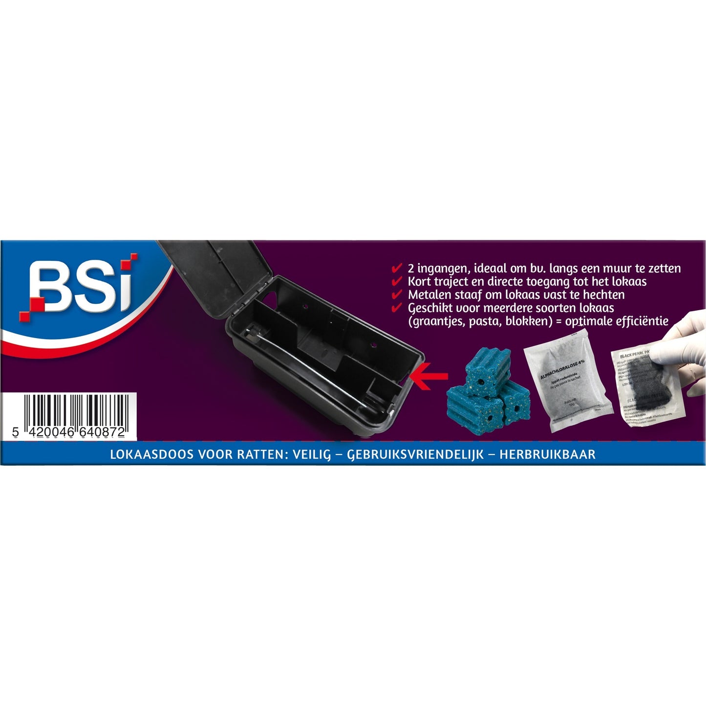 BSI Scatola per esche per ratti