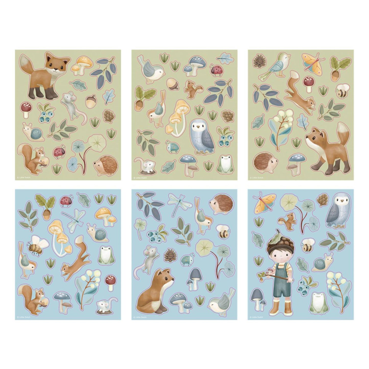 Little Dutch Stickrset Forest Friends