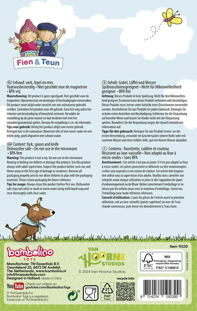 Bambolino Toys Fien Teun Posate set, 3dlg.
