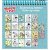 Bambolino woezel pip sticker sticker by number book - educational toys for juniors from 3 years stickering and coloring - sticker by number