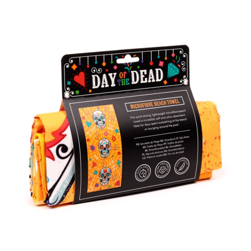Slide de los muertos asciugamano da spiaggia in microfibra