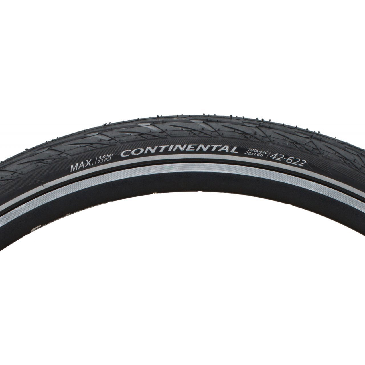 Continental Tire Contact Plus City 42-622 (28x1.60) Reflejo negro