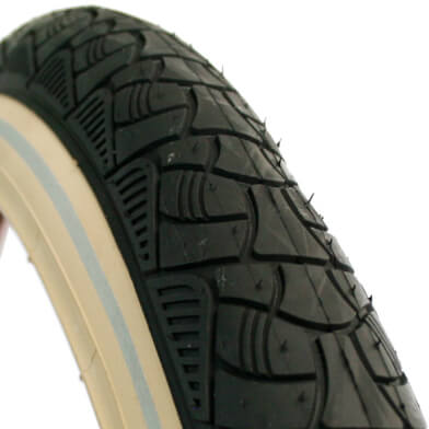 Tire deli neumático SA-238 24 x 2,125 ZW Creme Refly