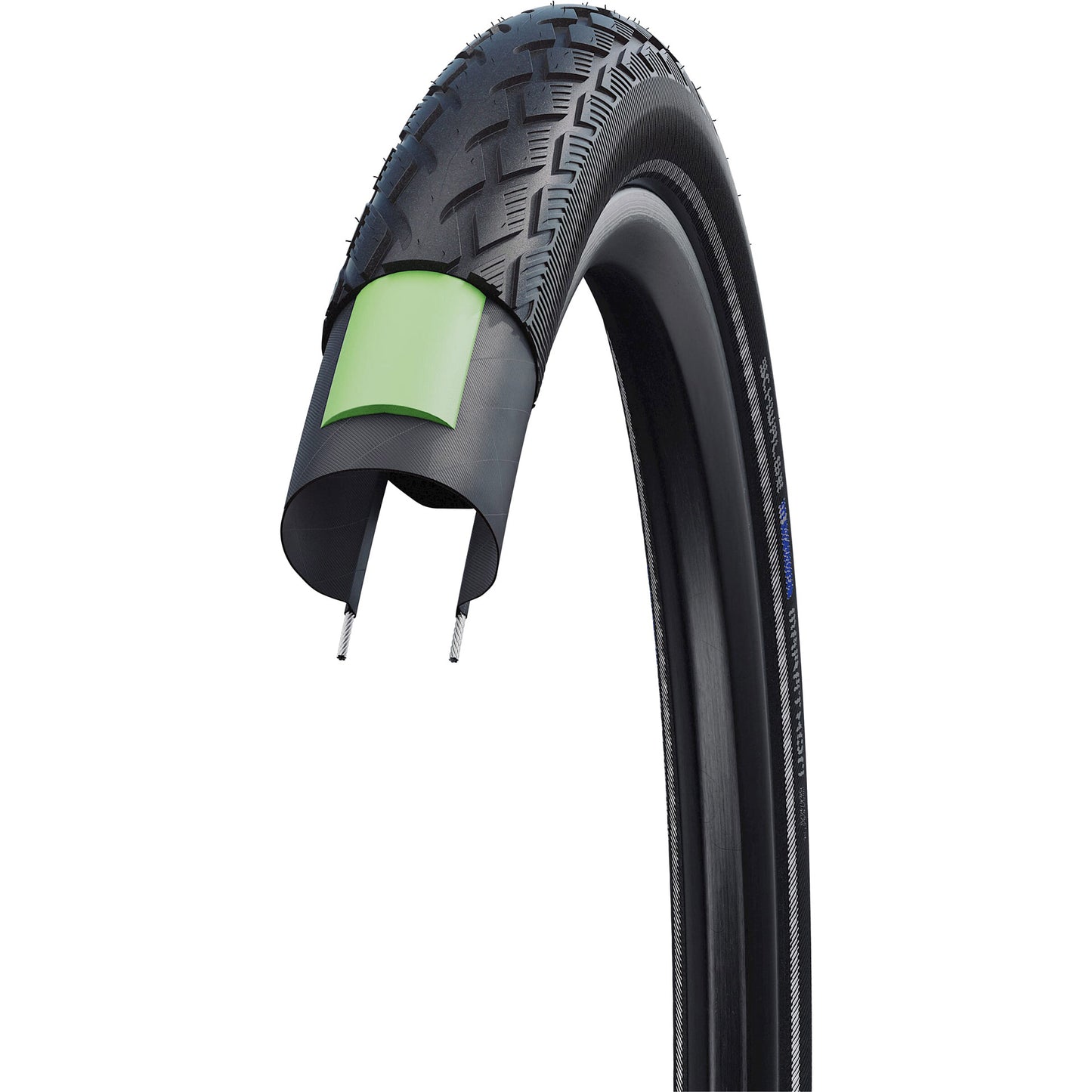 Schwalbe buitenband 26-1⅜ (37-590) cruiser plus zw wit +r