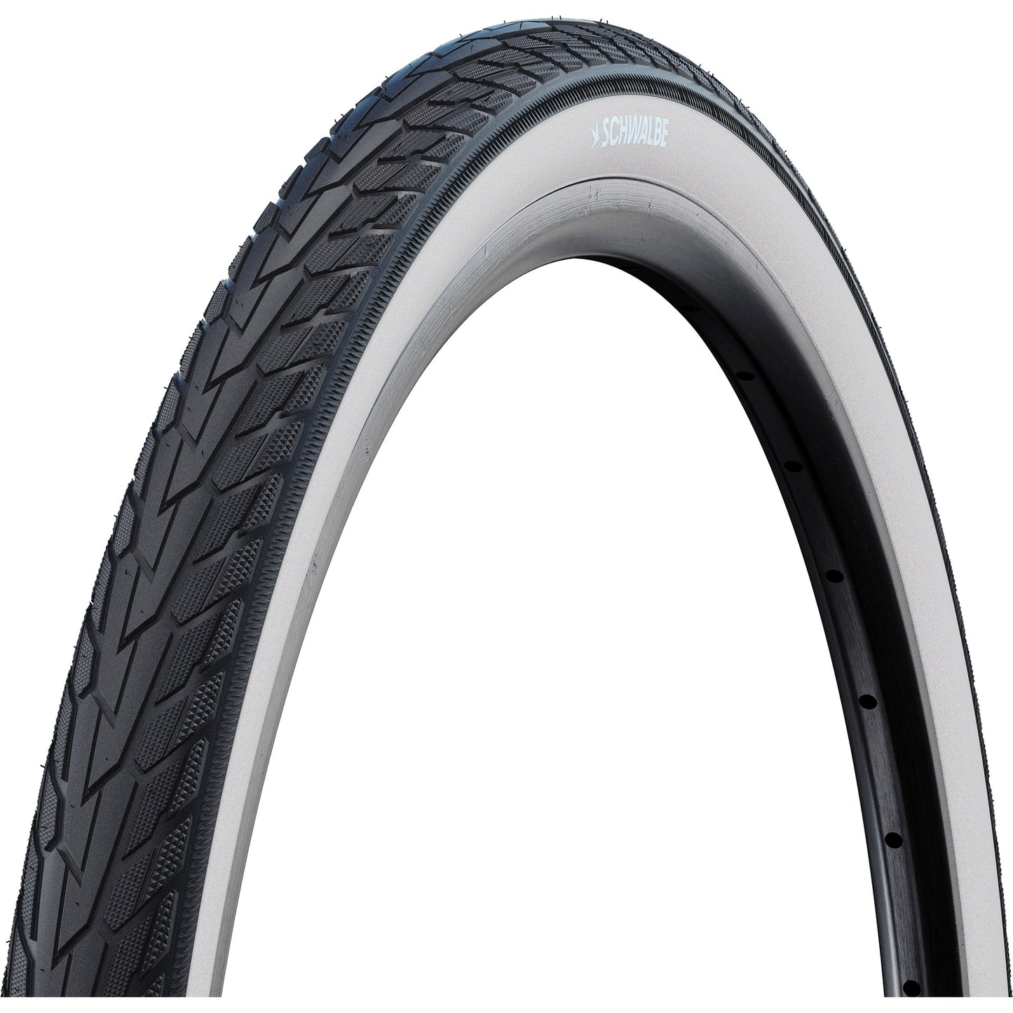 Schwalbe clincher motion road cruiser 47-622 negro blanco