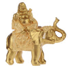 Zittend glitter olifant chinese lachende boeddha