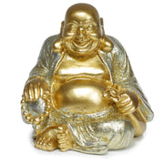 Mini glitter chinese lachende boeddha 8cm - afbeelding 2