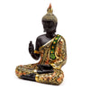 Meditación de Buda Tailandés Naranja Negro
