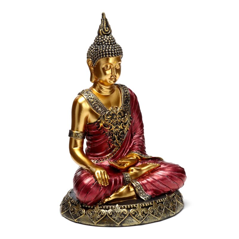 Oro rojo Thai Buda Contemplation