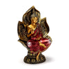 Gold Red Thai Buda sentado loto