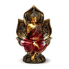 Gold Red Thai Buda sentado loto