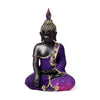 Púrpura Black Thai Buddha Meditación de sueño