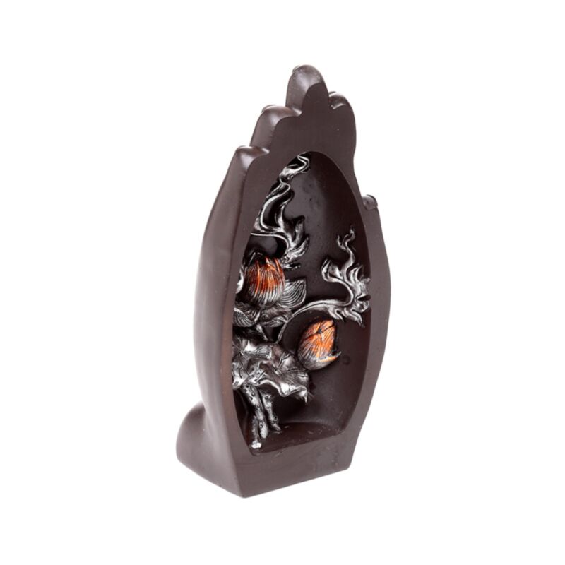 Buddha a forma di mano nera color argento