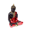 Rojo, oro negro Meditación de Buda tailandés