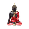 Rojo, oro negro Meditación de Buda tailandés