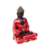 Rosso, nero oro Thai Buddha contemplazione