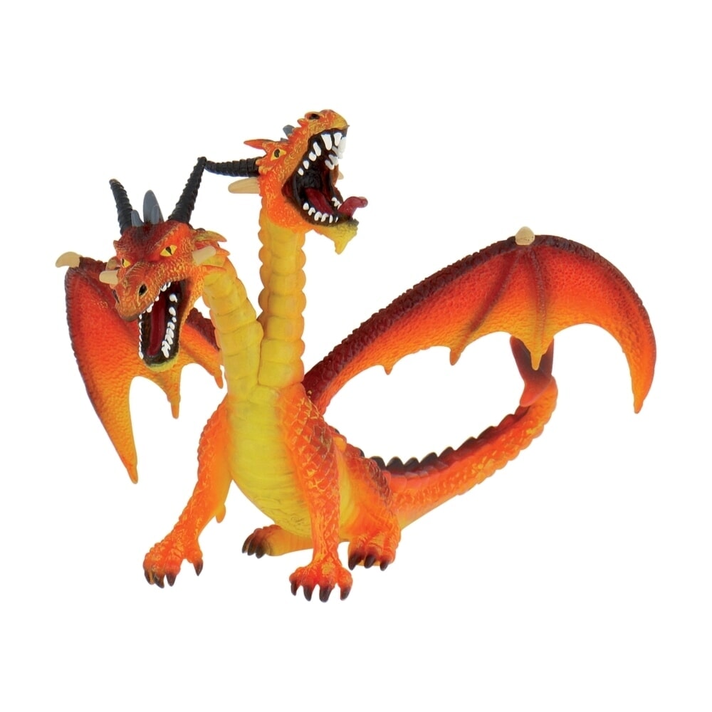 Drago Bullyland a due teste arancione (75598)