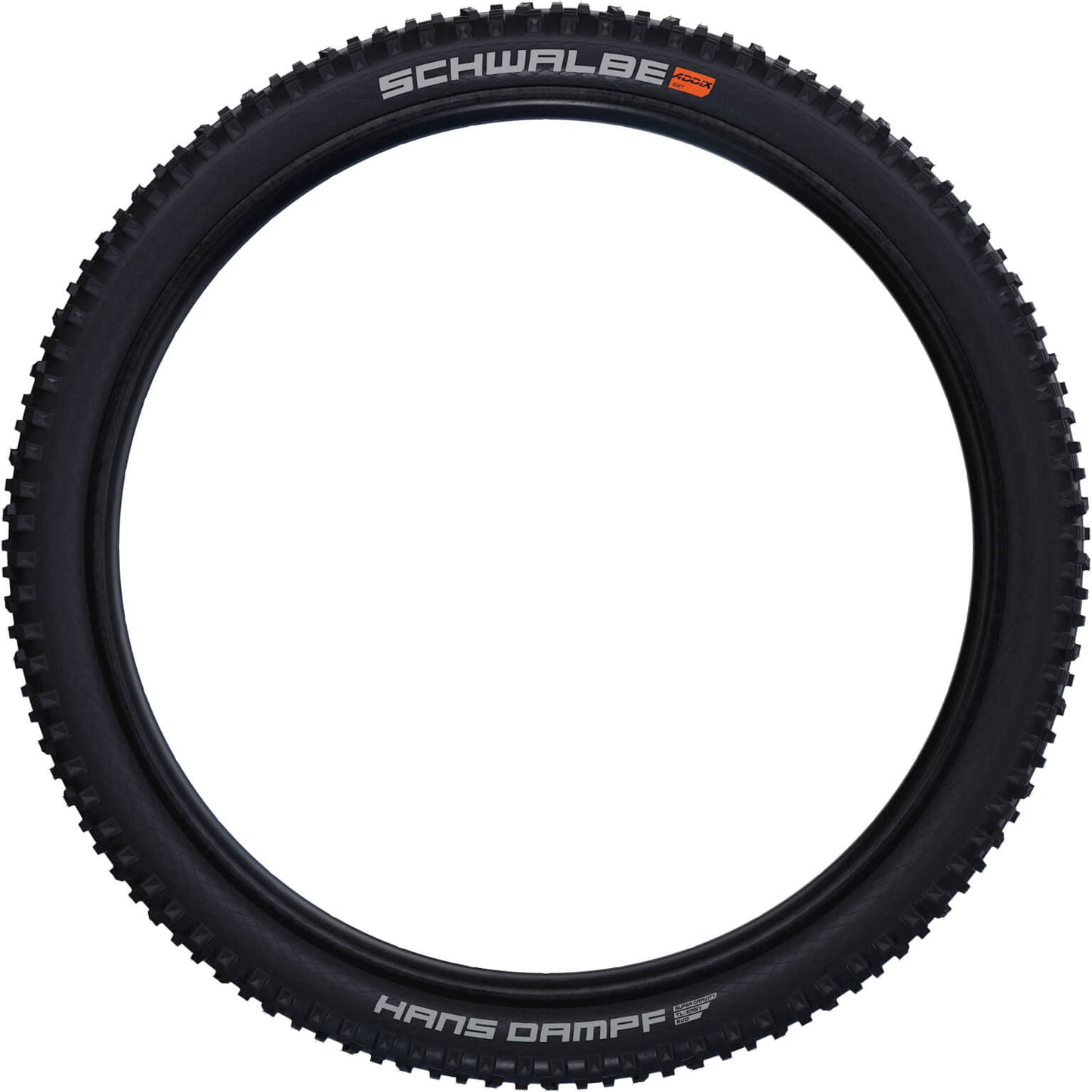 Banda plegable Schwalbe Hans DAMPF Super Gravity 27.5 x 2.35 60-584 mm - Negro