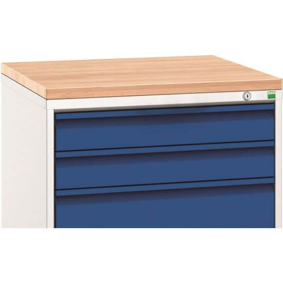 Cassettiera scorrevole Bott verso con piano in legno 65x65cm