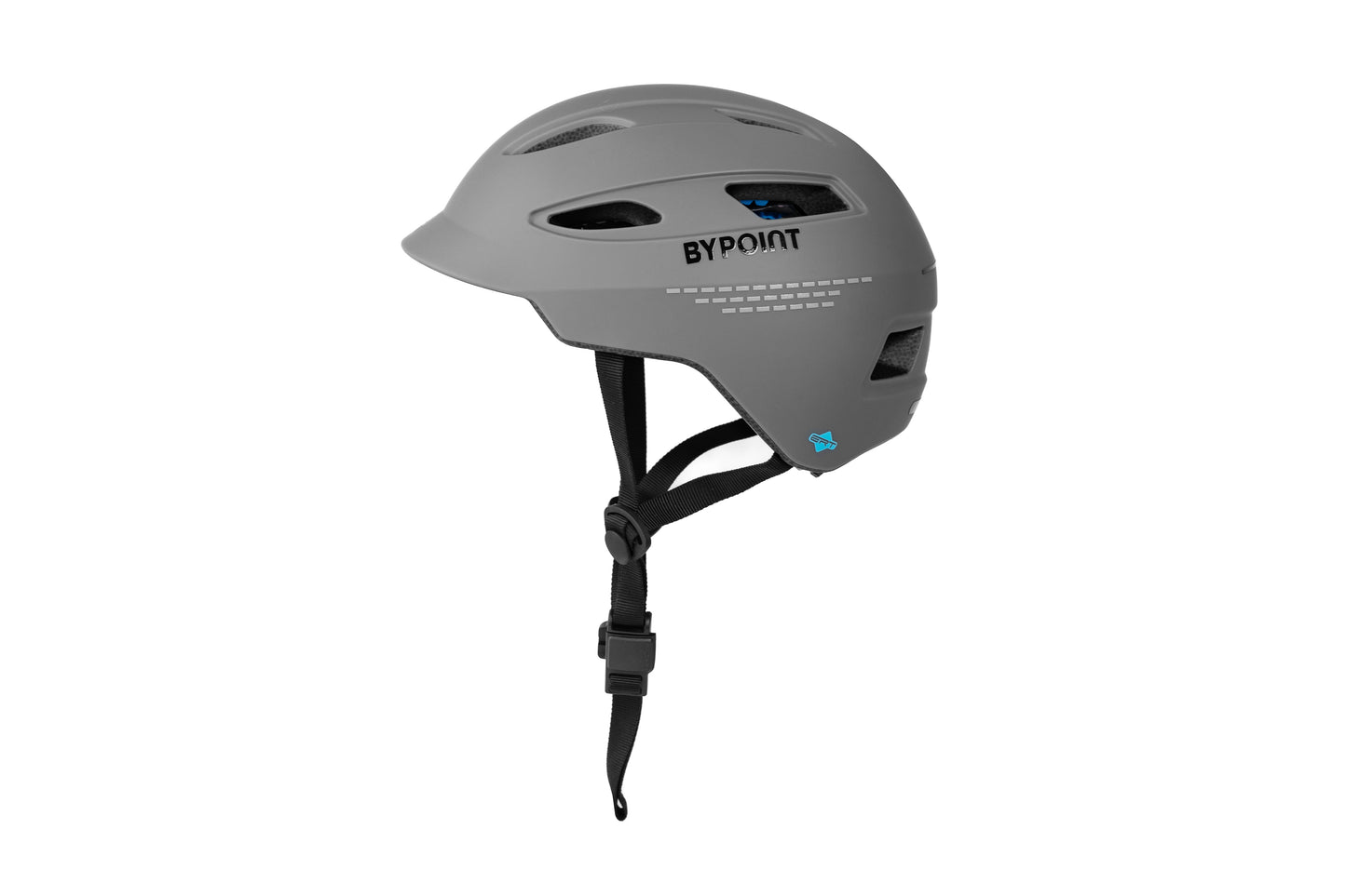 Casco bypoint U-Tert FL di grigio in cemento M 54-58CM